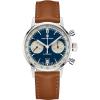imageHamilton American Classic Automatic Mens Watch 40mm Stainless Steel Case Swiss Made Blue Dial Analog Wrist Watch for Men 100m Waterproof Sapphire Crystal Cow Leather Strap