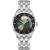 imageHamilton Jazzmaster Open Heart Automatic Mens Watch 40mm Stainless Steel Case Swiss Made Green Dial Analog Wrist Watch 50m Waterproof Sapphire Crystal 3Hand Movement Stainless Steel Strap