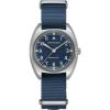 imageHamilton Khaki Aviation Pilot Mechanical Mens Watch 36mm x 33mm Stainless Steel Case Swiss Made Blue Dial Analog Wrist Watch for Men 100m Waterproof Mineral Crystal Textile Strap