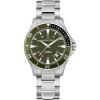 imageHamilton Khaki Navy Automatic Mens Watch 40mm Stainless Steel Case Swiss Made Green Dial Analog Wrist Watch for Men 100m Waterproof Sapphire Crystal 3Hand Movement Stainless Steel Strap