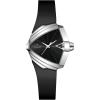 imageHamilton Ventura Automatic Mens Watch 34mm x 38mm Stainless Steel Case Swiss Made Black Dial Analog Wrist Watch for Men 50m Waterproof Sapphire Crystal Rubber Strap