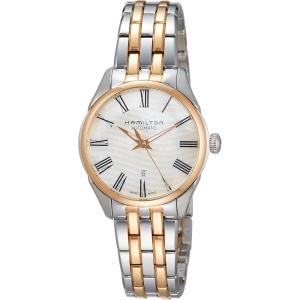 Hamilton Jazzmaster Automatic Women’s Watch, 30mm Stainless Steel Case, Swiss Made, Mother of Pearl Dial Analog Wrist Watch for Women, 50m Waterproof, Sapphire Crystal, Stainless Steel Strap