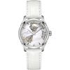 imageHamilton Jazzmaster Open Heart Automatic Womens Watch 36mm Stainless Steel Case Swiss Made Mother of Pearl Dial Analog Wrist Watch 50m Waterproof Sapphire Crystal Cow Leather Strap