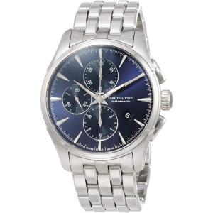 Hamilton Jazzmaster Automatic Men’s Watch, 42mm Stainless Steel Case, Swiss Made, Blue Dial Analog Wrist Watch for Men, 100m Waterproof, Sapphire Crystal, Stainless Steel Strap